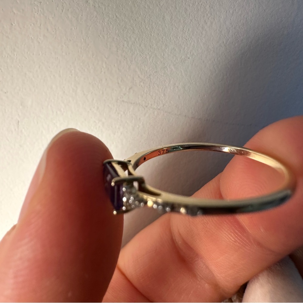 Local Eclectic - Solid Gold December Capsule Tanzanite Baguette Ring - Picture 10 of 17